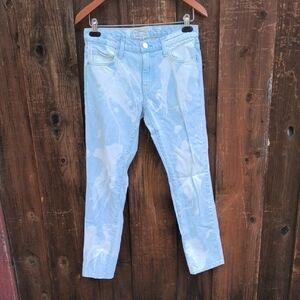 CURRENT/ELLIOTT The Fling Open Sky Jean Slim Boyfriend Size 24